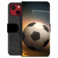 iPhone 13 Mini Premium Portemonnee Hoesje - Voetbal