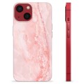iPhone 13 Mini TPU-hoesje - Roze Marmer