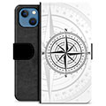 iPhone 13 Premium Portemonnee Hoesje - Kompas