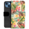 iPhone 13 Premium Wallet Case - Roze Bloemen