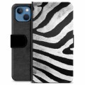 iPhone 13 Premium Wallet Hoesje - Zebra