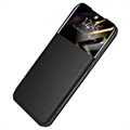 iPhone 13 Pro Front Smart View Flip Case - Zwart