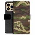 iPhone 13 Pro Max Premium Wallet Hoesje - Camouflage