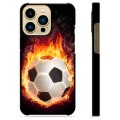 iPhone 13 Pro Max Beschermende Cover - Voetbal Vlam