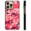 iPhone 13 Pro Max Beschermende Cover - Roze Camouflage