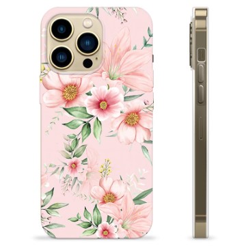 iPhone 13 Pro Max TPU-hoesje - Aquarel Bloemen