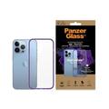 iPhone 13 Pro PanzerGlass ClearCase Antibacterieel Hoesje - Paars / Doorzichtig