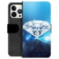 iPhone 13 Pro Premium Portemonnee Hoesje - Diamant