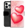iPhone 13 Pro Premium Portemonnee Hoesje - Liefde