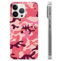 iPhone 13 Pro TPU Hoesje - Roze Camouflage
