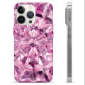 iPhone 13 Pro TPU-hoesje - Roze Kristal