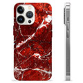 iPhone 13 Pro TPU-hoesje - rood marmer