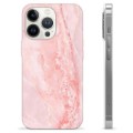 iPhone 13 Pro TPU-hoesje - Roze Marmer