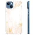 iPhone 13 TPU-hoesje - Gouden Parel Marmer