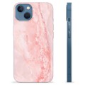 iPhone 13 TPU-hoesje - Roze Marmer