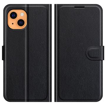 iPhone 13 Wallet Case met Standaardfunctie - Zwart