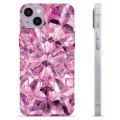 iPhone 14 Plus TPU-hoesje - Roze Kristal
