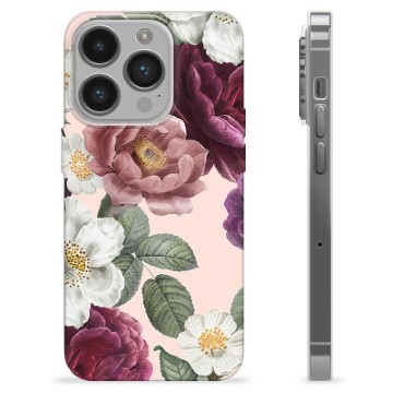 iPhone 14 Pro TPU-hoesje - Romantische Bloemen