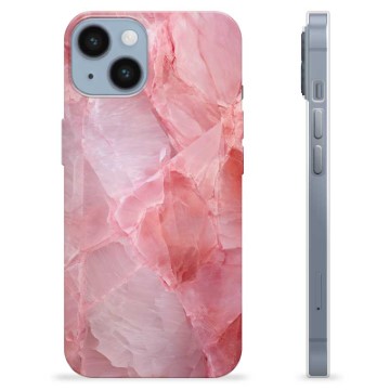 iPhone 14 TPU-hoesje - Roze Kwarts