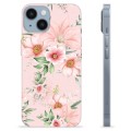 iPhone 14 TPU-hoesje - Aquarel Bloemen