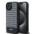 iPhone 15 DKNY Repeat Pattern Bottom Stripe hoesje - MagSafe compatibel