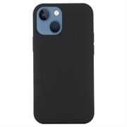 iPhone 15 Liquid Siliconen Hoesje - MagSafe Compatibel - Zwart