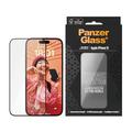 iPhone 15 PanzerGlass Ceramic Protection Ultra-Wide Fit EasyAligner Screen Protector - 9H - Zwarte rand