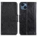 iPhone 15 Plus Elegant Series Portemonnee Hoesje - Zwart