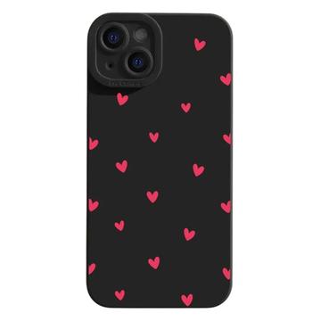 iPhone 15 Plus Hartpatroon Slim TPU Hoesje - Zwart / Rood