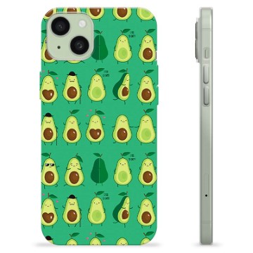 iPhone 15 Plus TPU Case - Avocado Patroon