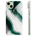 iPhone 15 Plus TPU-hoesje - Smaragd Marmer