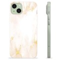 iPhone 15 Plus TPU-hoesje - Gouden Parel Marmer