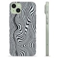 iPhone 15 Plus TPU-hoesje - Betoverende Zebra