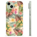 iPhone 15 Plus TPU Case - Roze Bloemen