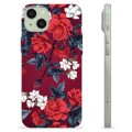 iPhone 15 Plus TPU Case - Vintage Bloemen