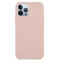 iPhone 15 Pro Liquid Silicone Hoesje - Roze