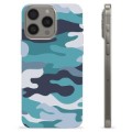 iPhone 15 Pro Max TPU-hoesje - Blauwe Camouflage