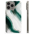 iPhone 15 Pro Max TPU-hoesje - Smaragd Marmer