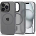 iPhone 15 Pro Max Tech-Protect Magmat Cover - MagSafe-compatibel - Mat titanium