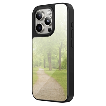 iPhone 15 Pro Spiegelhoesje - MagSafe-compatibel - Zwart