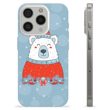 iPhone 15 Pro TPU-hoesje - Kerstbeer