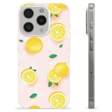 iPhone 15 Pro TPU-hoesje - Citroen Patroon