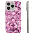 iPhone 15 Pro TPU-hoesje - Roze Kristal