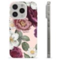 iPhone 15 Pro TPU-hoesje - Romantische Bloemen