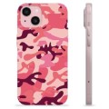 iPhone 15 TPU-hoesje - Roze Camouflage