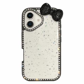 iPhone 16 Strik & Strass Epoxy Hoesje