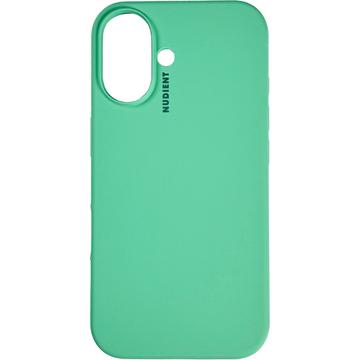 iPhone 16 Nudient Base Silicone Hoesje - Mintgroen