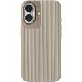 iPhone 16 Nudient Bold Hoesje - MagSafe-compatibel - Linnen Beige