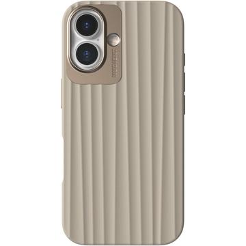 iPhone 16 Nudient Bold Hoesje - MagSafe-compatibel - Linnen Beige