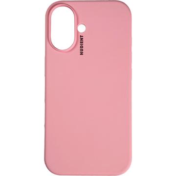 iPhone 16 Plus Nudient Base Siliconen Hoesje - Baby roze